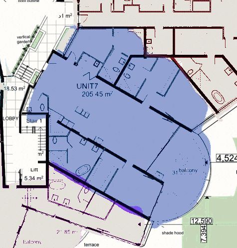 Celadon Unit 7 — Level 2 plan
