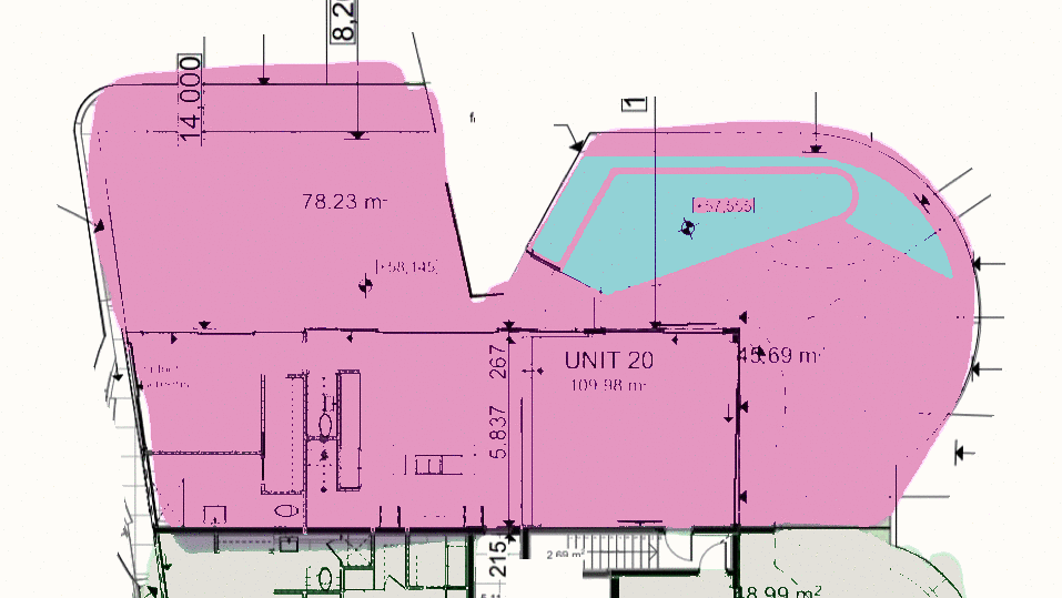 Celadon Unit 20 — Penthouse Lower plan