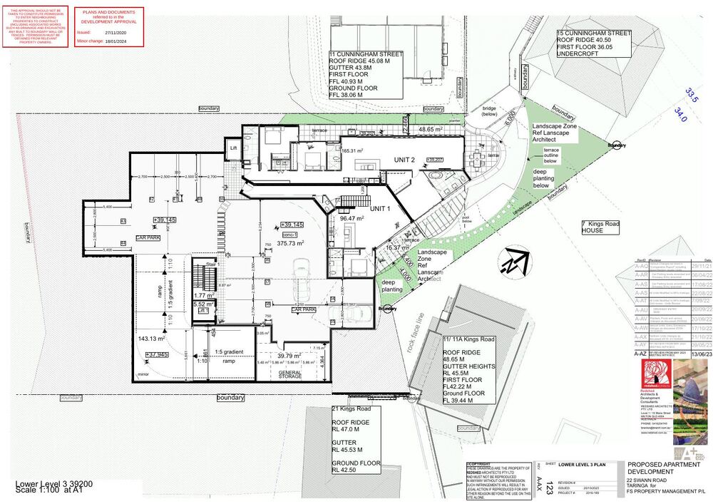 Celadon DA plan &mdash; Lower Level 3